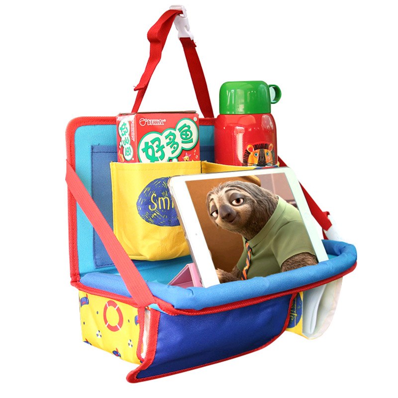 Cesta colgante universal para coche de bebé, bolsa de almacenamiento, organizador para el respaldo del asiento del coche con soporte para tableta, bolsa de almacenamiento de viaje, accesorios para cochecito