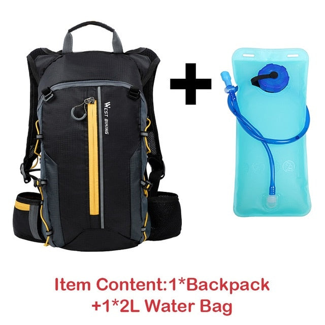 WEST BIKING Waterproof Bicycle Bag Cycling Backpack Breathable 10L Ultralight Bike Water Bag Climbing Cycling Hydration Backpack - V.I.P Digital Presence