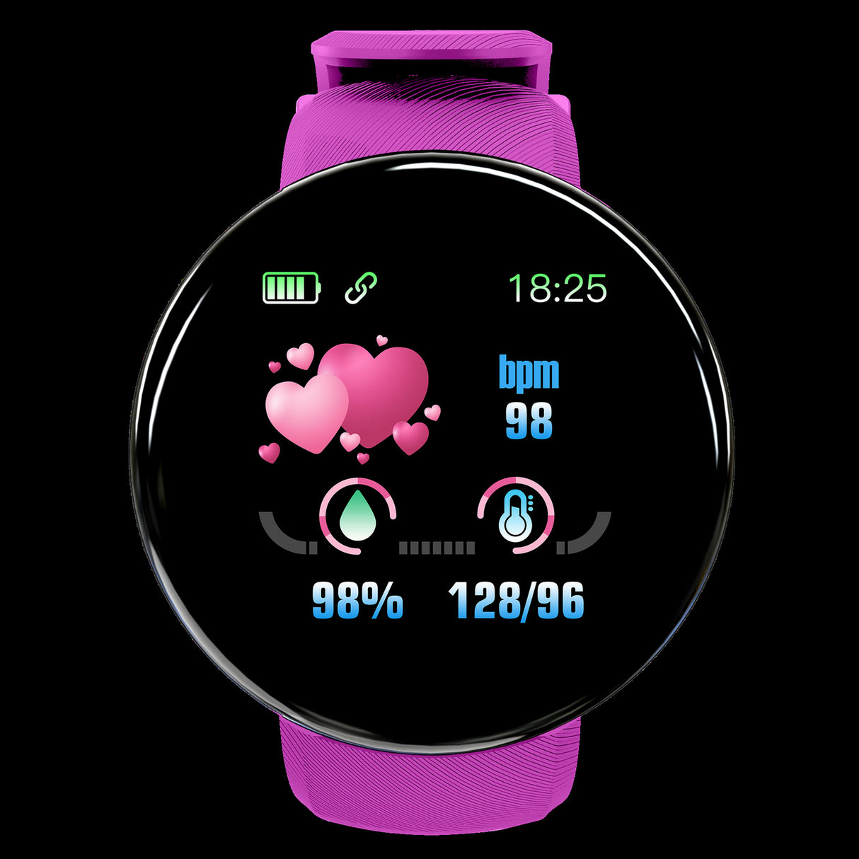 D18 Smart Bracelet Color Round Screen Heart Rate Blood Pressure Sleep Monitoring Pedometer Sports Encyclopedia Star Smart Watch - V.I.P Digital Presence