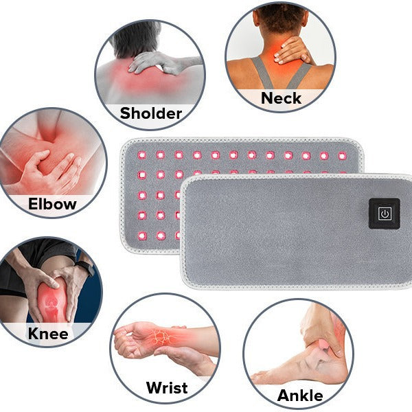 60 LEDs Infrared Therapy Pad for Lumbar Disc Herniation: Compact, Portable, and Promotes Blood Circulation - V.I.P Digital Presence