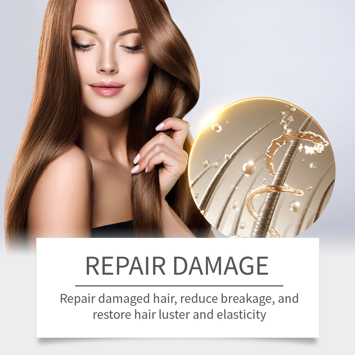 Blue Copper Peptide Hair Care Essential Oil, Moisturizes Dry Hair And Smooth Hair Massage Hair Care Essence - V.I.P Digital Presence