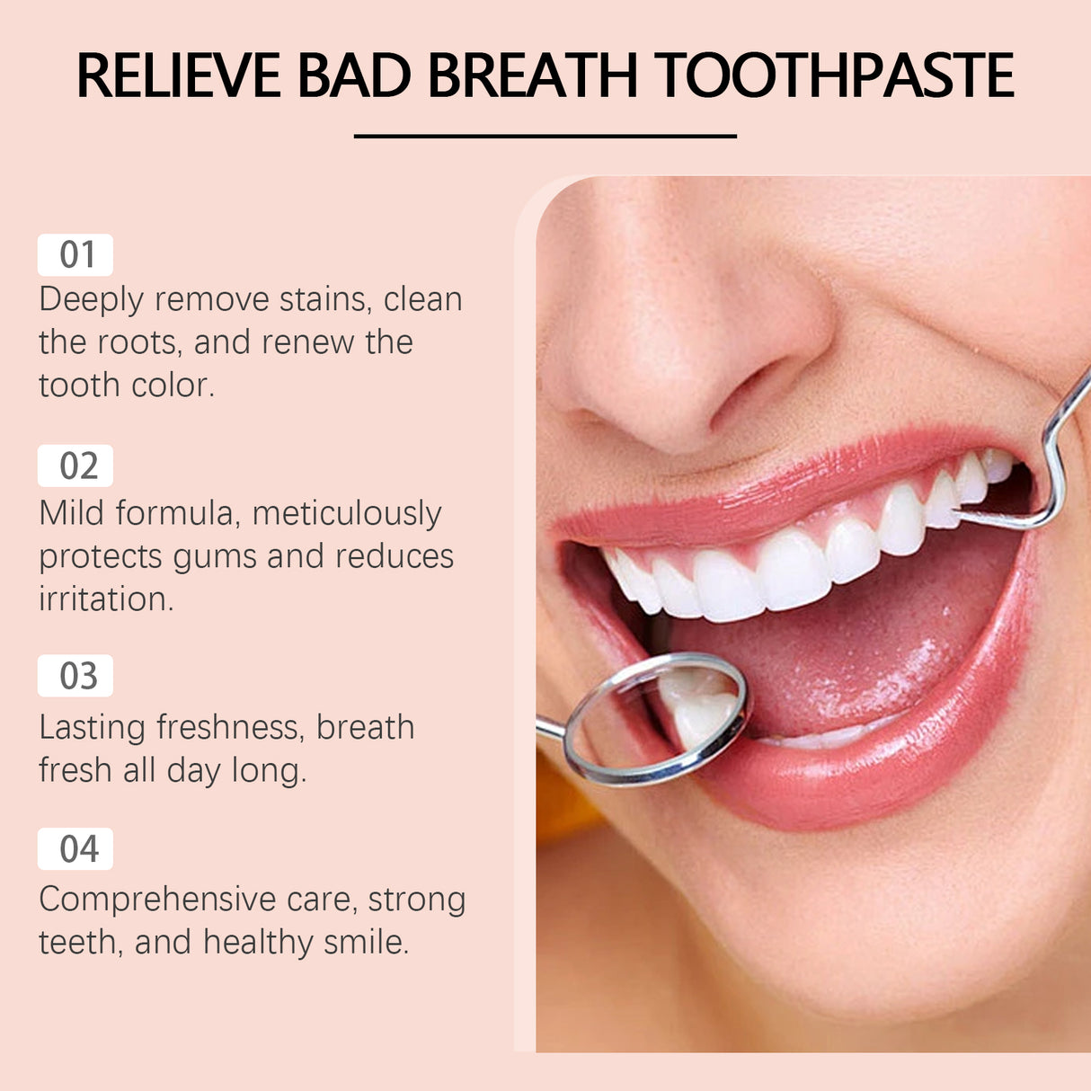 Clean Toothpaste Gentle Clean Care Teeth Bright Fresh Mint Oral Care Toothpaste - V.I.P Digital Presence