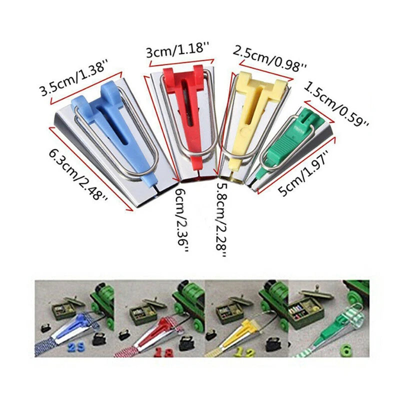 16pcs Household Electric Sewing Bias Tape Machine Kit Fabric Bias Binding Tape Suits DIY Sewing Tools - V.I.P Digital Presence
