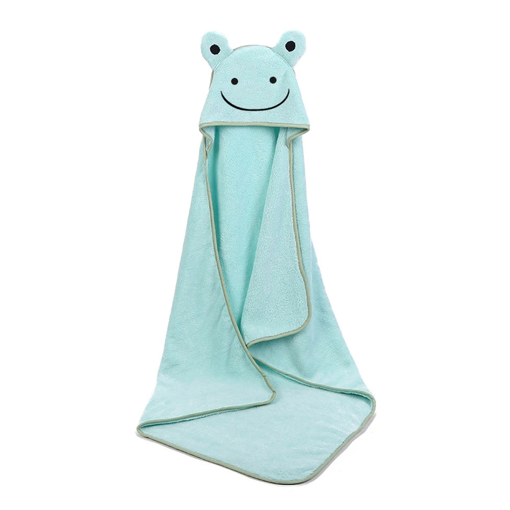 Baby Poncho Bath Towel Toalla Velvet 90*90cm Fleece Hood Infant Towels Blanket Newborn Baby Hooded Towel Infant Babies Spa - V.I.P Digital Presence