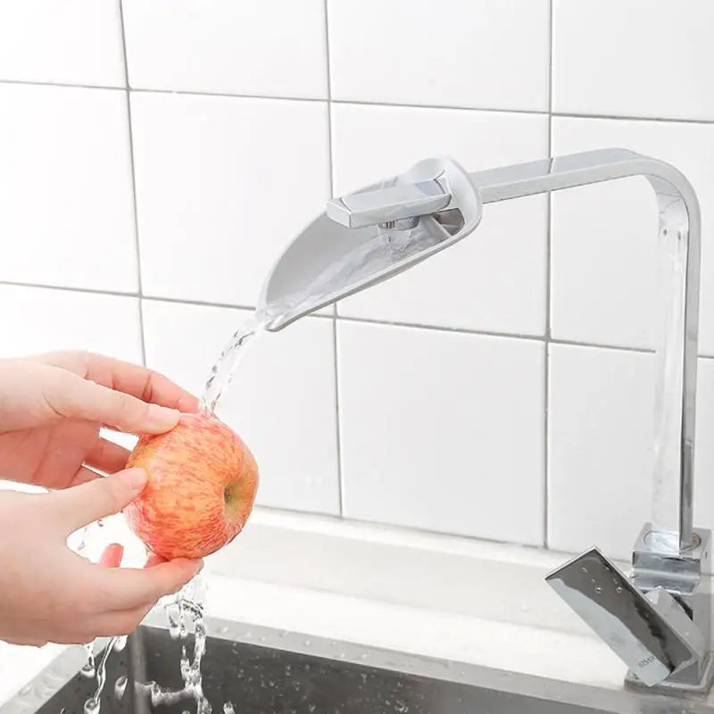 1Pcs Silicone Faucet Extender Solid Color Sink Handle Extension Bathroom Kitchen Accessories Reach Faucet Rubber Hand Washing - V.I.P Digital Presence