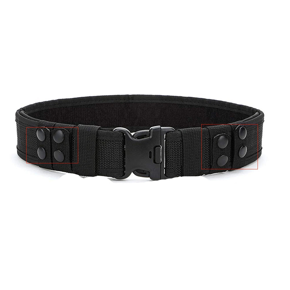 4Pcs/Set Tactical Belt Buckle Police Military Accessory Double Snaps Nylon Tactical Belt Loop Holder Keeper - V.I.P Digital Presence