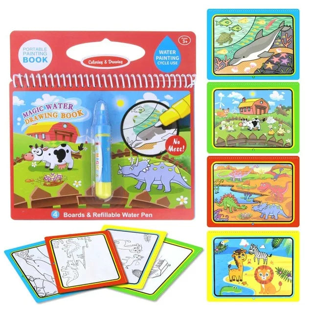 8 styles Magic Water Drawing Book Coloring Doodle - V.I.P Digital Presence