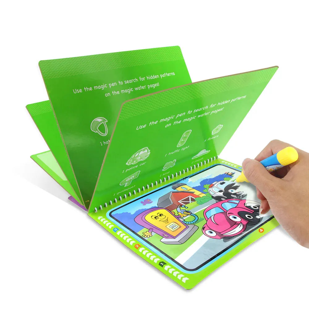 8 styles Magic Water Drawing Book Coloring Doodle - V.I.P Digital Presence