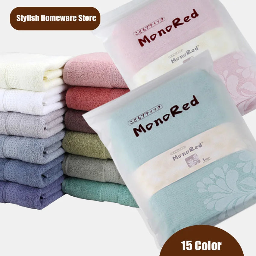 Toalla de baño grande súper absorbente de algodón puro