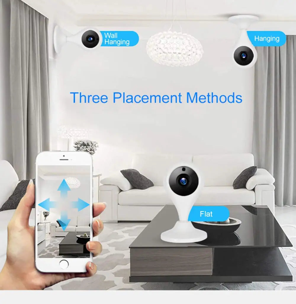 Home Security Camera Baby Monitor Smart WiFi Camera Bebe Audio Record Surveillance HD Mini CCTV IP Camera Wireless 720P - V.I.P Digital Presence