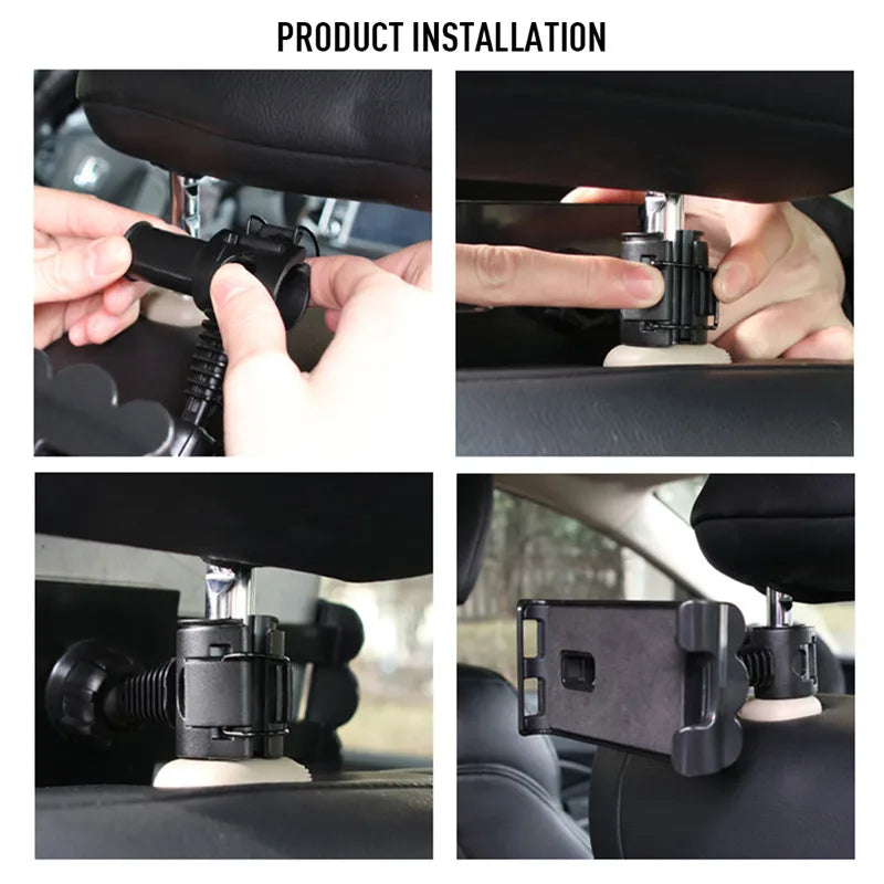 Car Tablet Stand Holder for IPAD Tablet Accessories Universal Tablet Stand Car Seat Back Bracket For 4-11 Inch Tablet - V.I.P Digital Presence