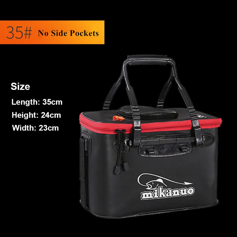 Portable EVA Fishing Bag Collapsible Fishing Bucket Live Fish Box Camping Water Container Pan Basin Tackle Storage Bag - V.I.P Digital Presence