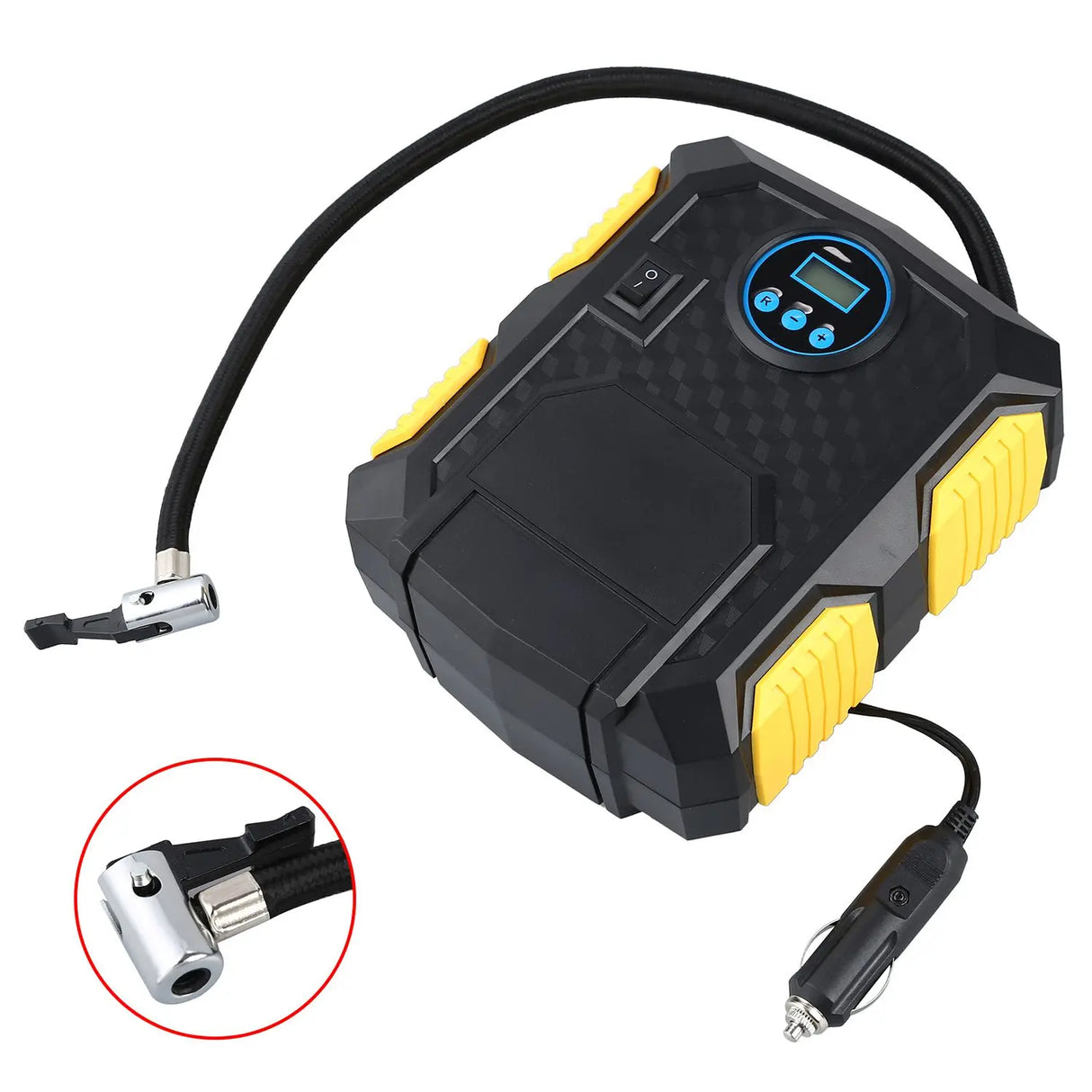 Digital Tire Inflator DC 12 Volt Car Portable Air Compressor Pump 150 PSI Car Air Compressor for Car Bicycles Motorcycles - V.I.P Digital Presence