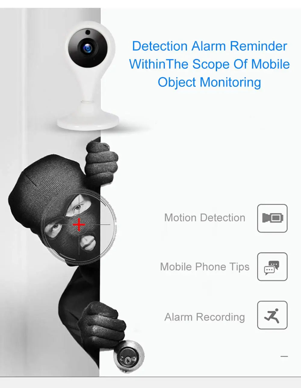 Home Security Camera Baby Monitor Smart WiFi Camera Bebe Audio Record Surveillance HD Mini CCTV IP Camera Wireless 720P - V.I.P Digital Presence