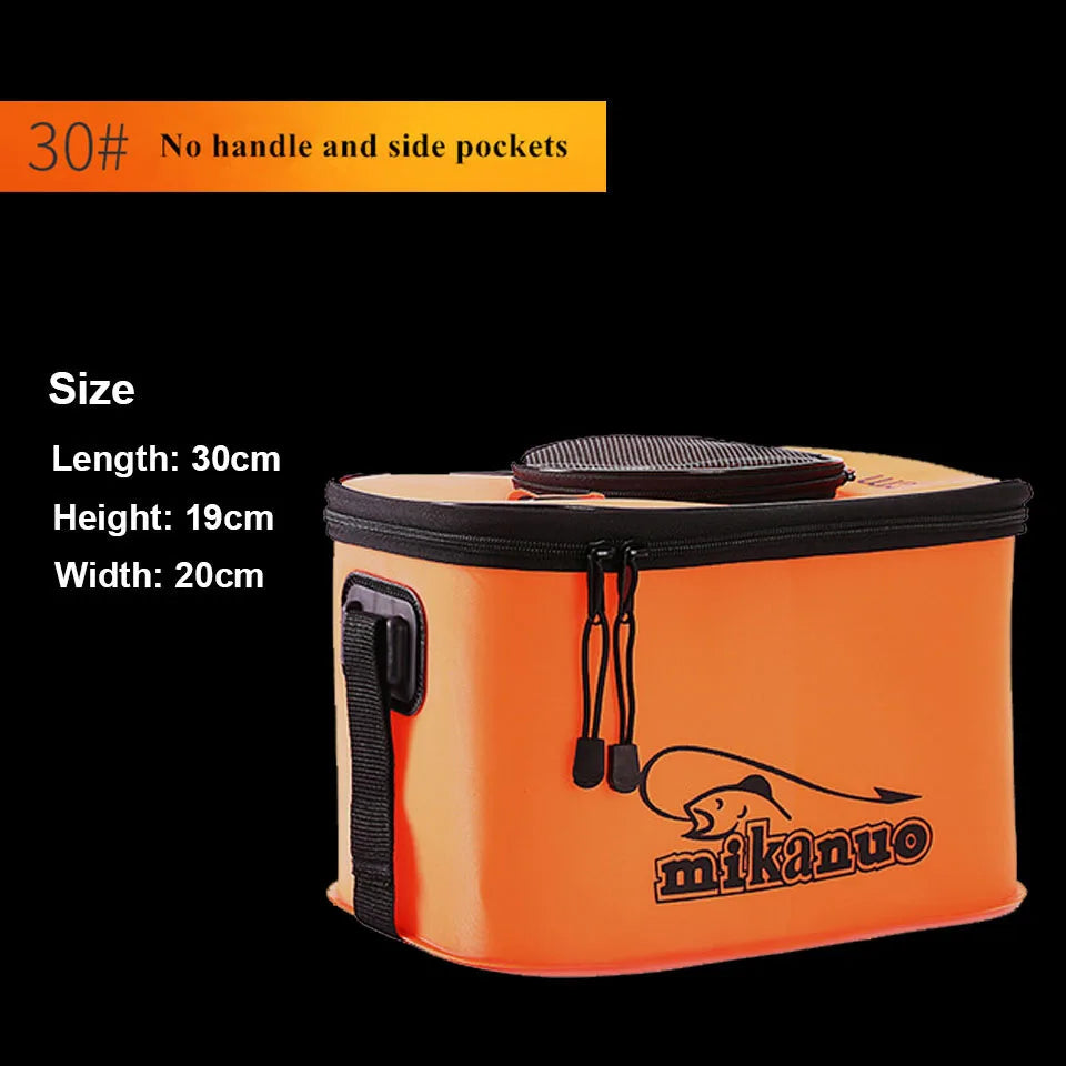 Portable EVA Fishing Bag Collapsible Fishing Bucket Live Fish Box Camping Water Container Pan Basin Tackle Storage Bag - V.I.P Digital Presence