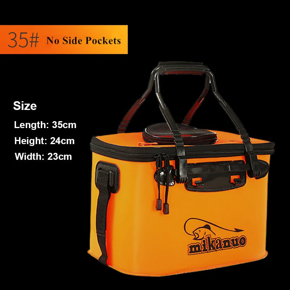 Portable EVA Fishing Bag Collapsible Fishing Bucket Live Fish Box Camping Water Container Pan Basin Tackle Storage Bag - V.I.P Digital Presence