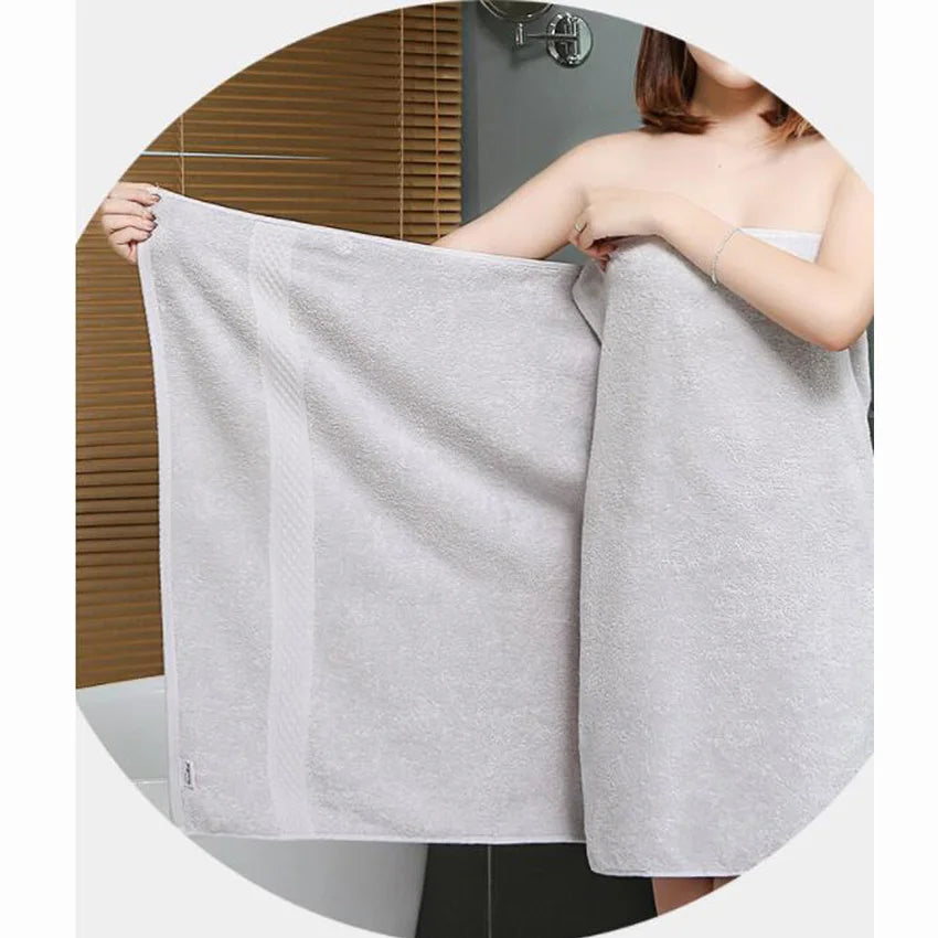 Toalla de baño grande súper absorbente de algodón puro