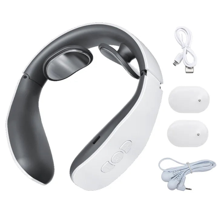 Smart Shoulder Neck Massager Electric Neck Massage Health Care Relaxation 4 Types of Pulse Therapy Relieve Fatigue Relief Tool - V.I.P Digital Presence
