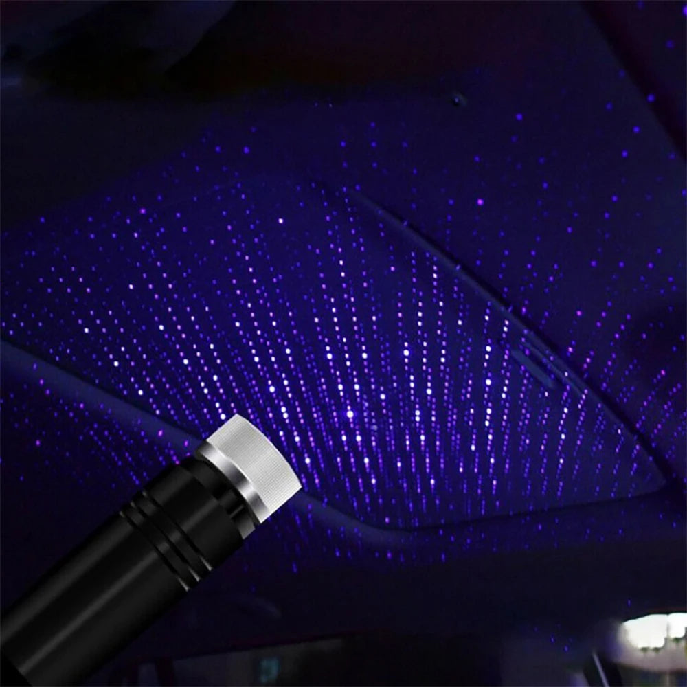 Mini LED Car Roof Star Night Light Projector Atmosphere Galaxy Lamp USB Decorative Lamp Adjustable Car Interior Decor Light - V.I.P Digital Presence