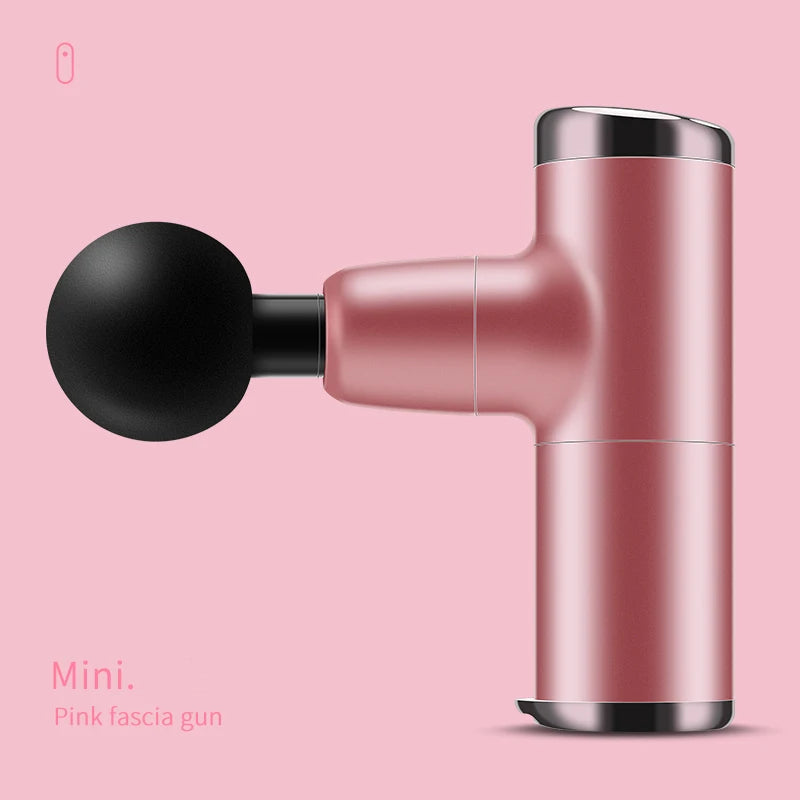 Mini Electric Massage Gun Deep Muscle Fascial Body Massager Gun Tissue Percussion Small Fitness Equipment Acid Relief Pain Relax - V.I.P Digital Presence