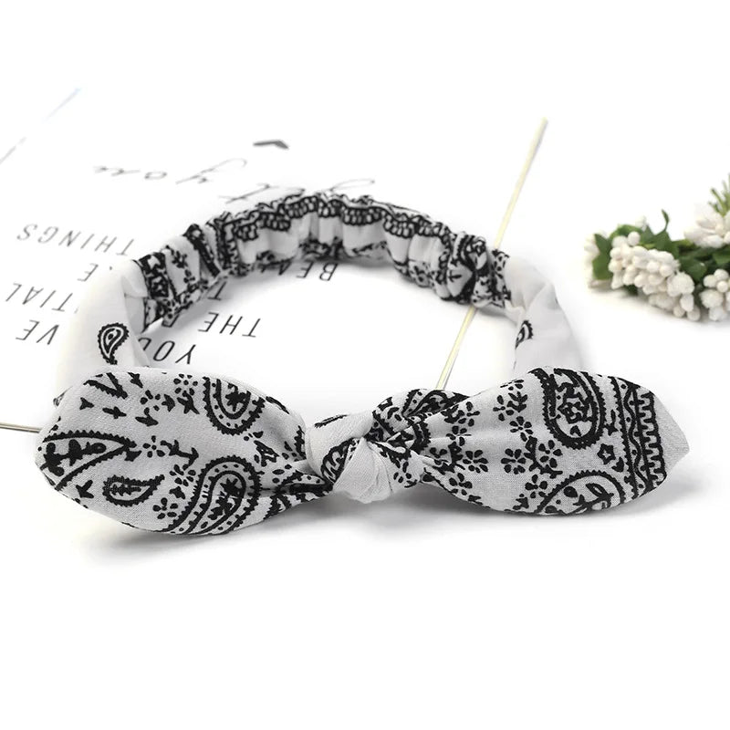 New Women Suede Soft Solid Print Headbands Vintage Cross Knot Elastic Hairbands Bandanas Girls Hair Bands Hair Accessories - V.I.P Digital Presence