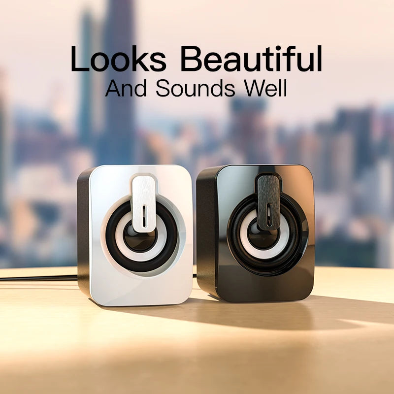 Mini Computer Speaker USB Wired Speakers 3D Stereo Sound Surround Loudspeaker For PC Laptop Notebook Not bluetooth Loudspeakers - V.I.P Digital Presence