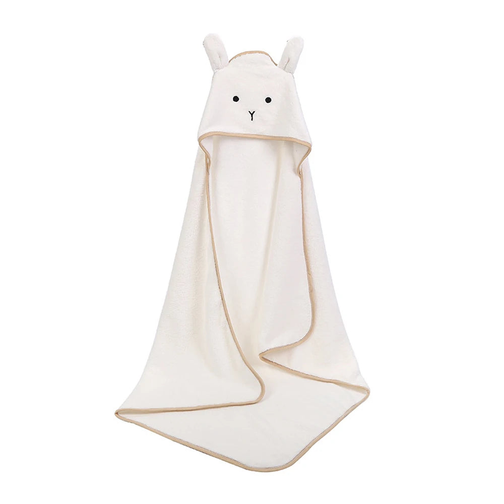 Baby Poncho Bath Towel Toalla Velvet 90*90cm Fleece Hood Infant Towels Blanket Newborn Baby Hooded Towel Infant Babies Spa - V.I.P Digital Presence