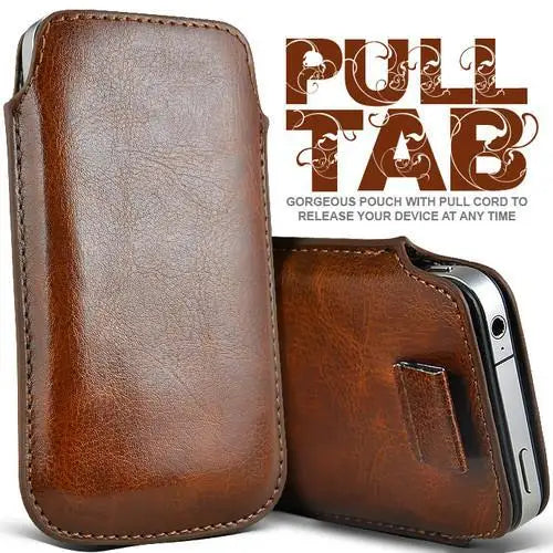 Leather Pouch Coque For iPhone 5 5S SE 5C Case Pocket Rope Holster Pull Tab Pouch Cover For iPhone SE 5 S E 5C Phone Bag Case - V.I.P Digital Presence