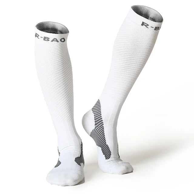 Men/Women Leg Support Stretch Sport Socks Compression Knee High Socks High-quality Runing Marathon Cycling Sock - V.I.P Digital Presence