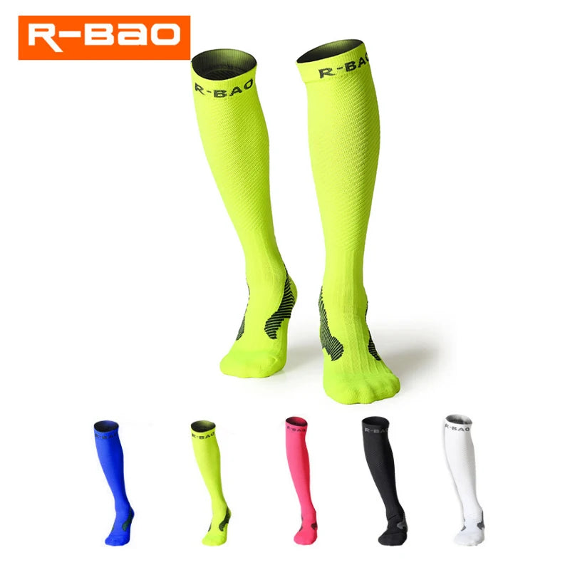 Men/Women Leg Support Stretch Sport Socks Compression Knee High Socks High-quality Runing Marathon Cycling Sock - V.I.P Digital Presence