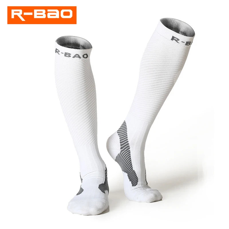 Men/Women Leg Support Stretch Sport Socks Compression Knee High Socks High-quality Runing Marathon Cycling Sock - V.I.P Digital Presence