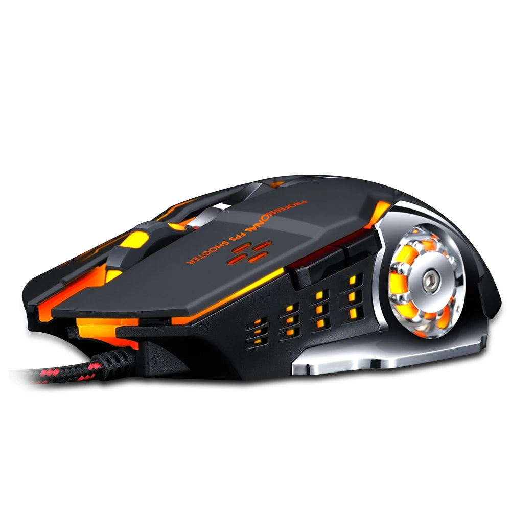 Pro Gamer Gaming Mouse 8D 3200DPI Adjustable Wired Optical LED Computer Mice USB Cable Silent Mouse for laptop PC - V.I.P Digital Presence