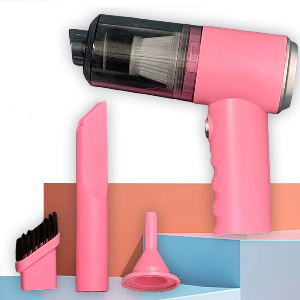 3 In 1 Integrated Suction And Blowing Vacuum Combination Vacuum Cleaner USB Charging Small Car Household Vacuum Cleaner - V.I.P Digital Presence
