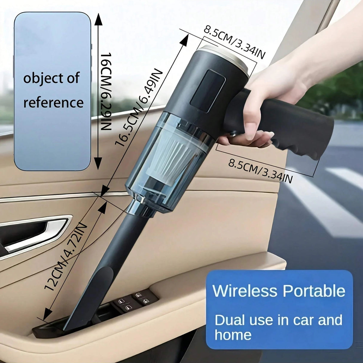 3 In 1 Integrated Suction And Blowing Vacuum Combination Vacuum Cleaner USB Charging Small Car Household Vacuum Cleaner - V.I.P Digital Presence