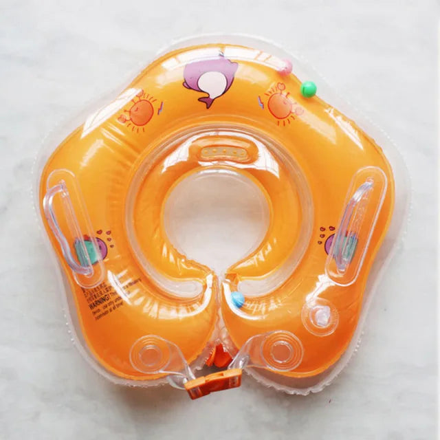 Swimming Baby Accessories Neck Ring Tube Safety Infant Float Circle for Bathing Inflatable Flamingo Inflatable - V.I.P Digital Presence
