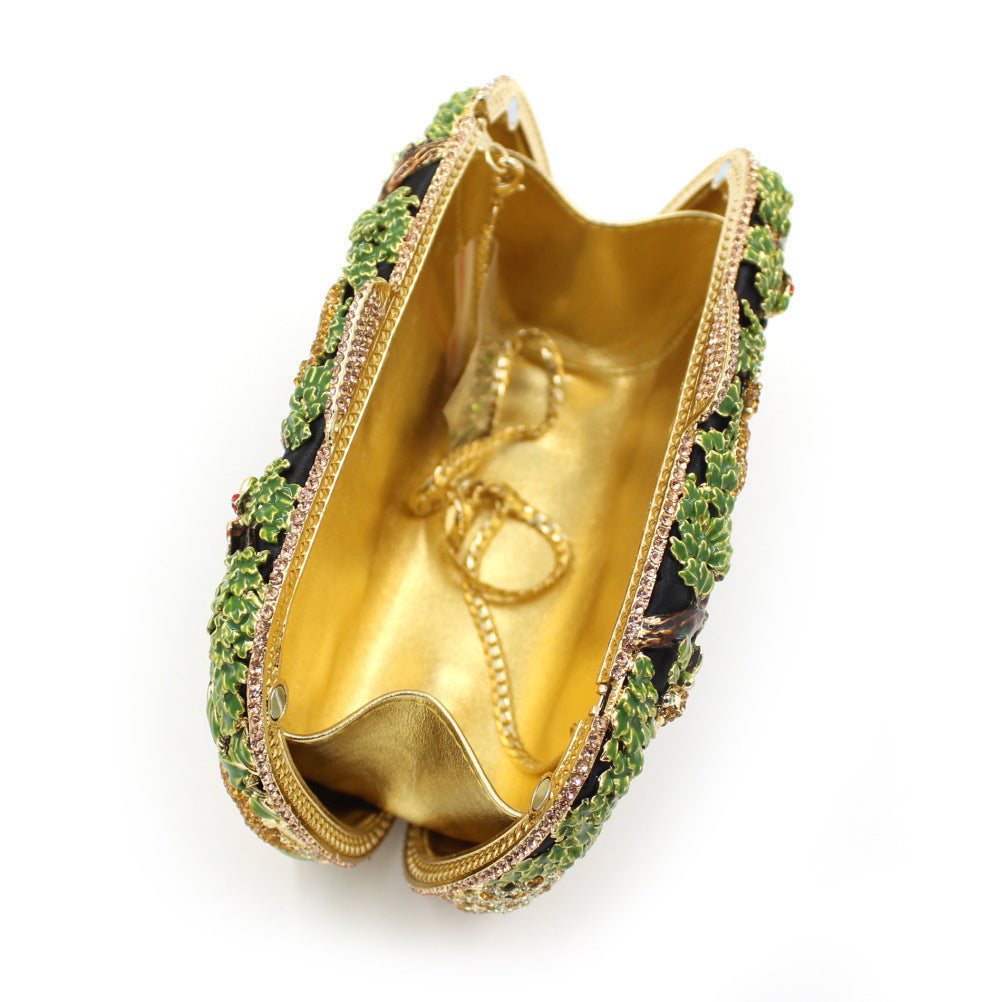 Animal Forest Package, Hollow Metal Crystal Banquet Package, Drip Oil Inlaid Diamond Handbag - V.I.P Digital Presence