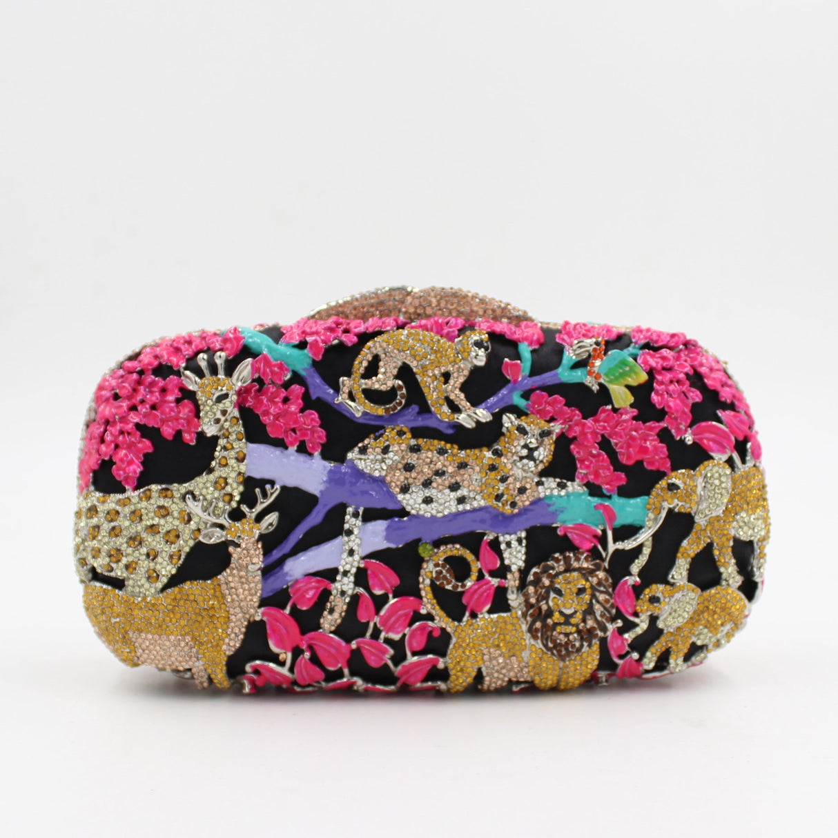 Animal Forest Package, Hollow Metal Crystal Banquet Package, Drip Oil Inlaid Diamond Handbag - V.I.P Digital Presence