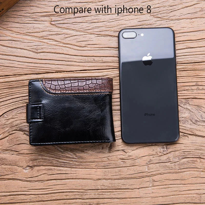 Baellerry Vintage Leather Hasp Small Wallet Coin Pocket Purse Card Holder Men Wallets Money Cartera Hombre Bag Male Clutch - V.I.P Digital Presence