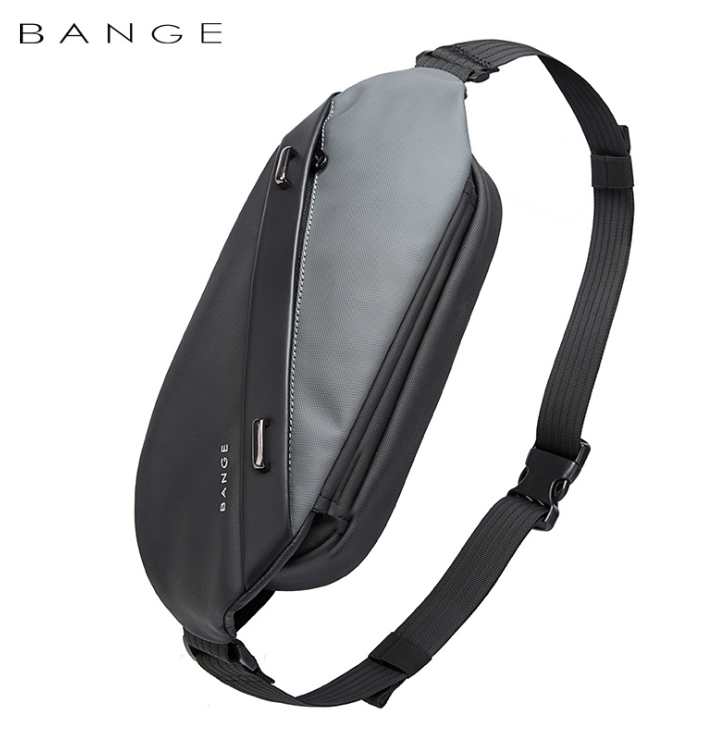 BANGE Outdoor Sport Men Sling Bags Crossbody Pack for Cell Phone Large Capacity Chest Bag Male Waterproof Single Pouch For Earphone - V.I.P Digital Presence