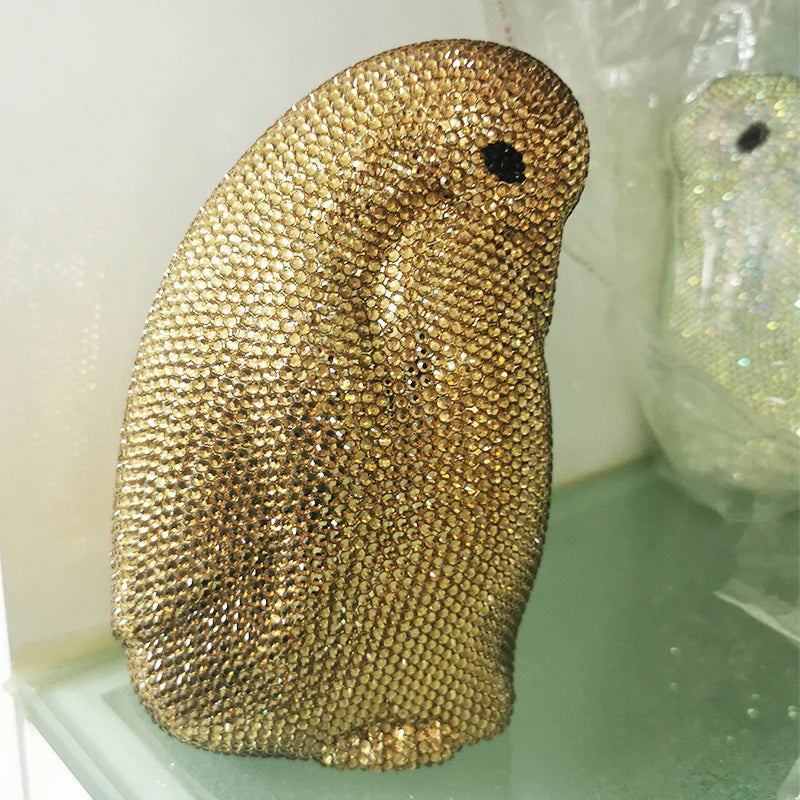 Black Diamond Animal Shape Evening Bag Designer Women Chain Shoulder Handbags Female New Arrival Crystal Purses High-End Prom Di - V.I.P Digital Presence
