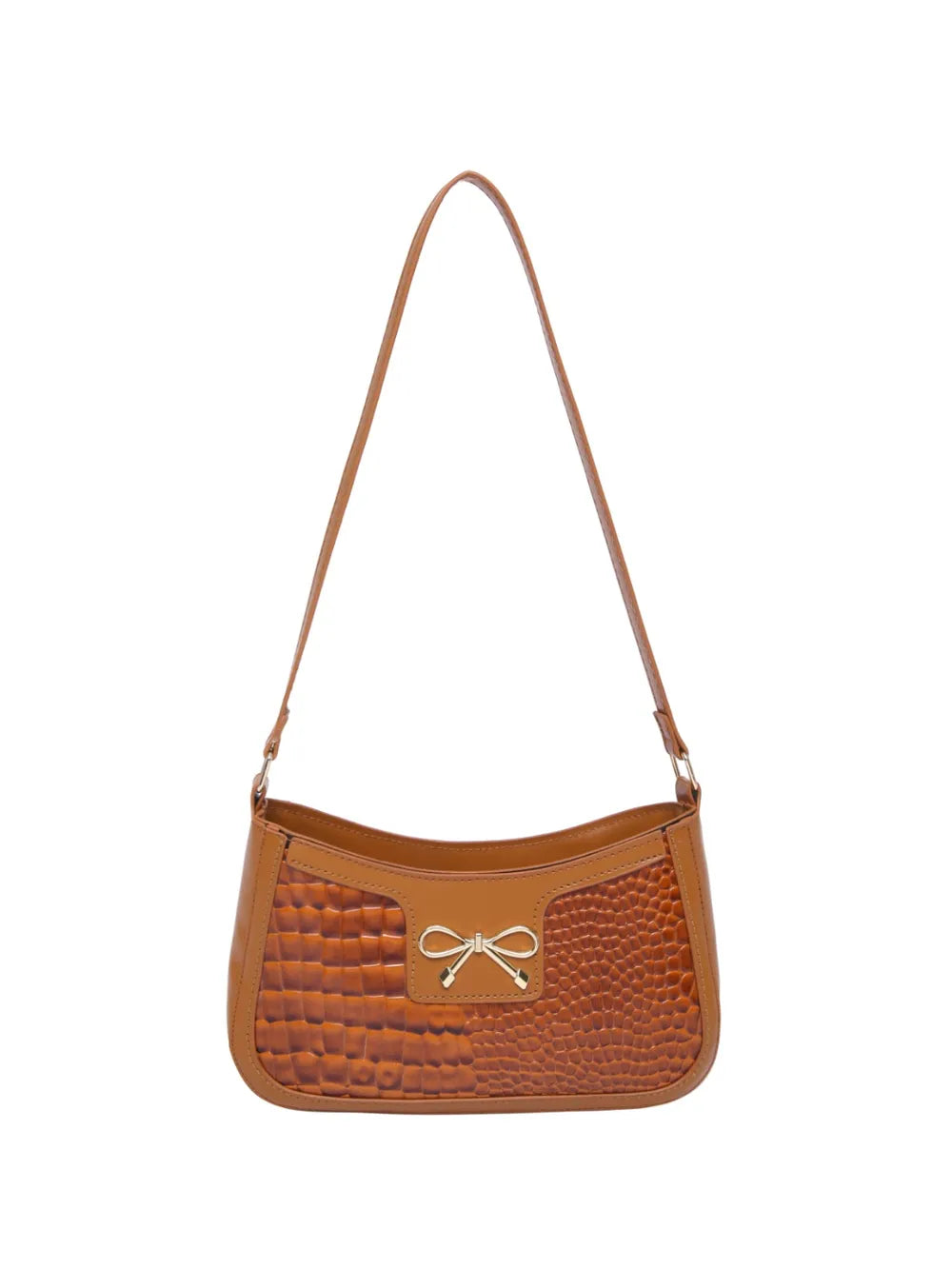 Bow PU Leather Shoulder Bag - V.I.P Digital Presence