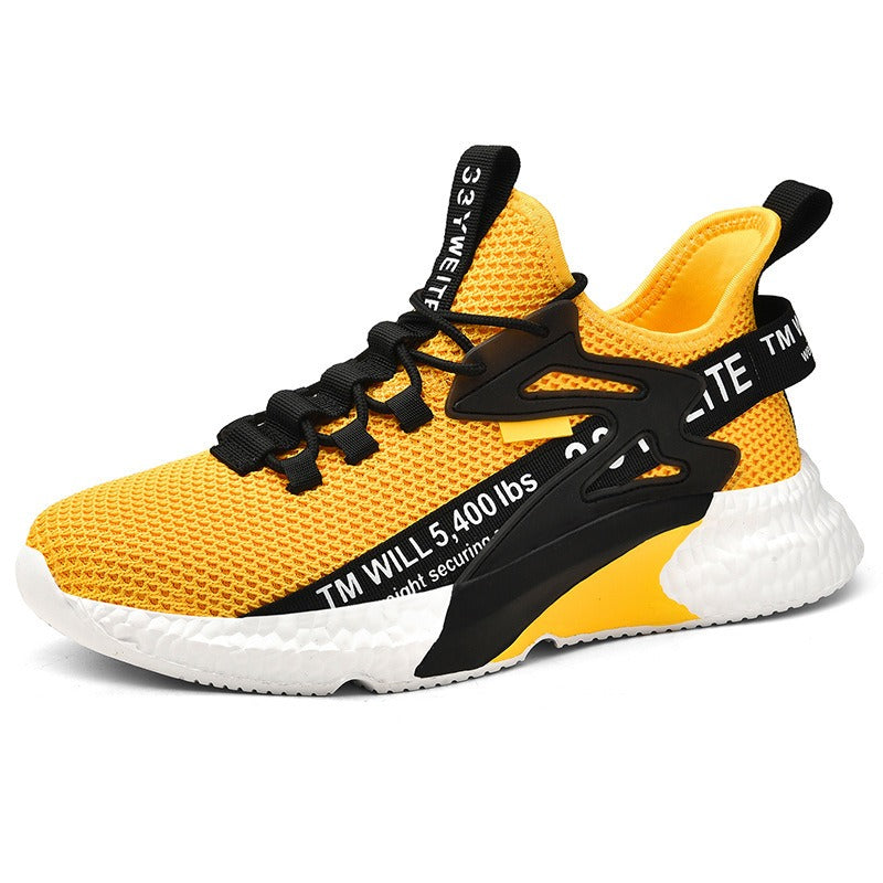Breathable Flyknit Sports and Casual Shoes Fashion Mesh Light Sole Running Shoes - V.I.P Digital Presence