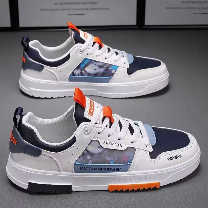 Breathable white shoes for men and students sports and leisure board shoes - V.I.P Digital Presence