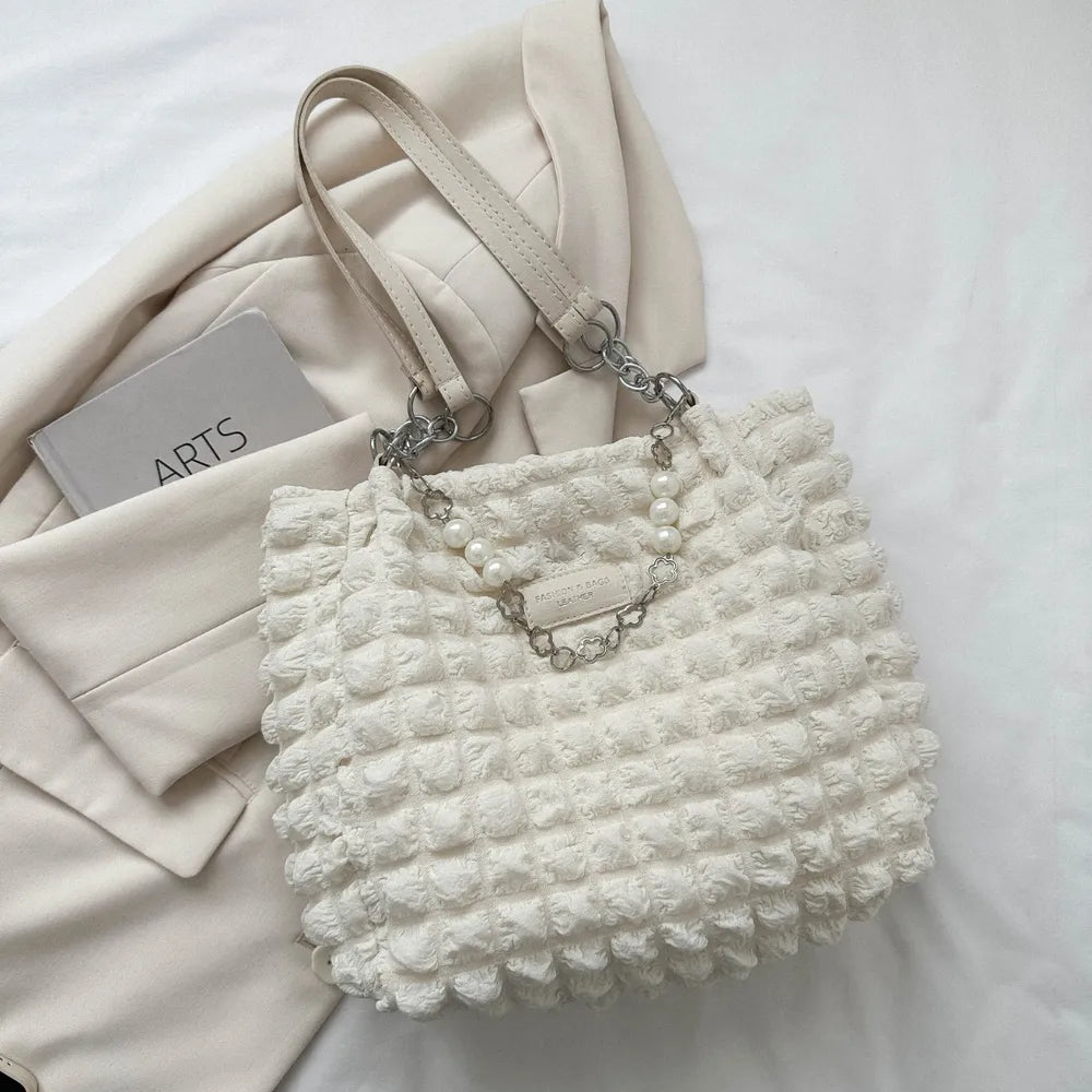 Bubble Textured Tote Bag - V.I.P Digital Presence