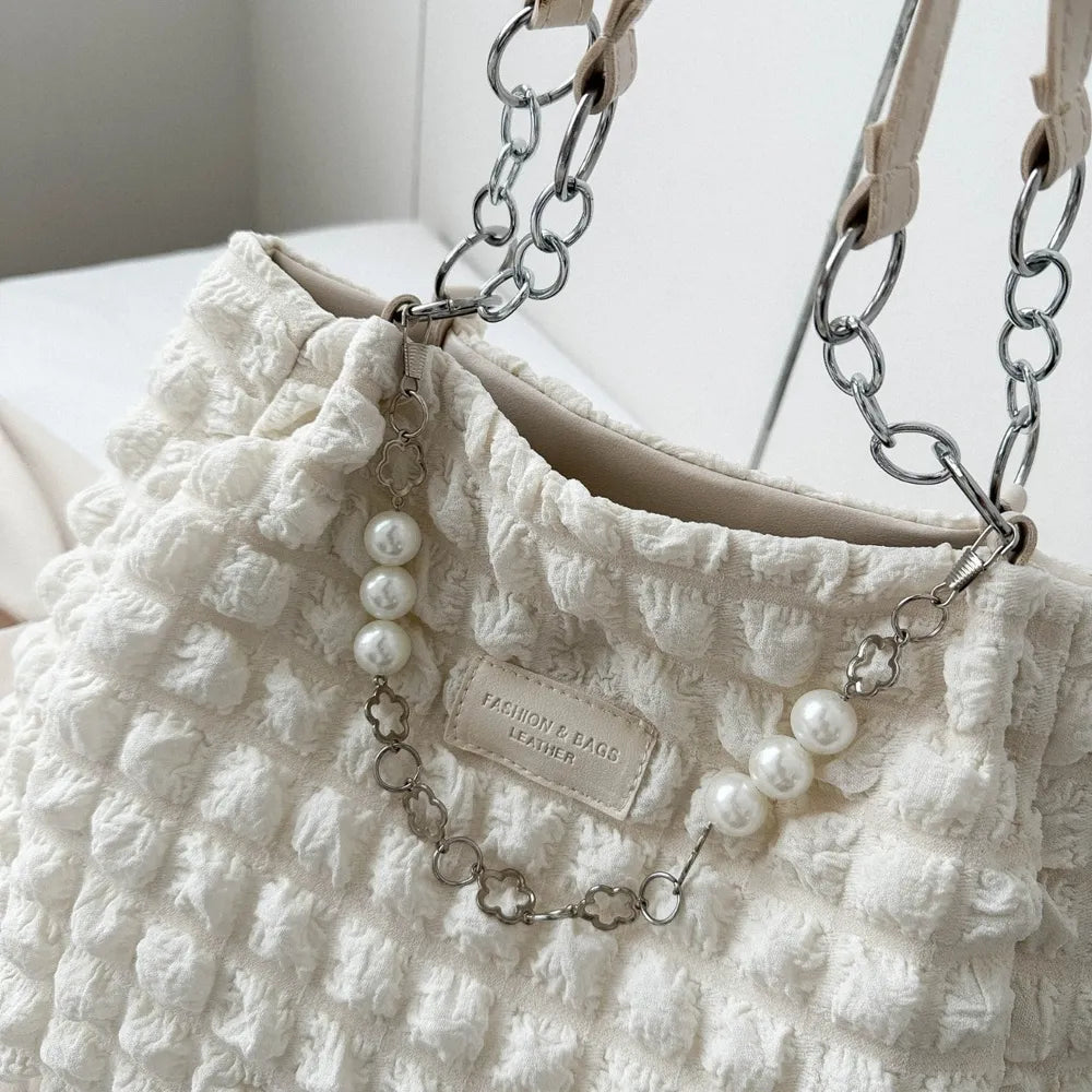 Bubble Textured Tote Bag - V.I.P Digital Presence