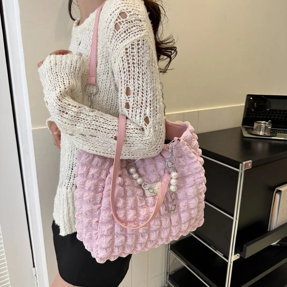 Bubble Textured Tote Bag - V.I.P Digital Presence