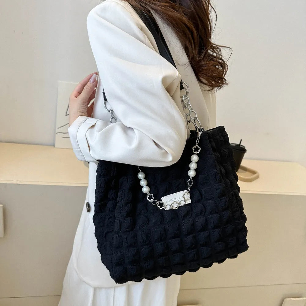 Bubble Textured Tote Bag - V.I.P Digital Presence