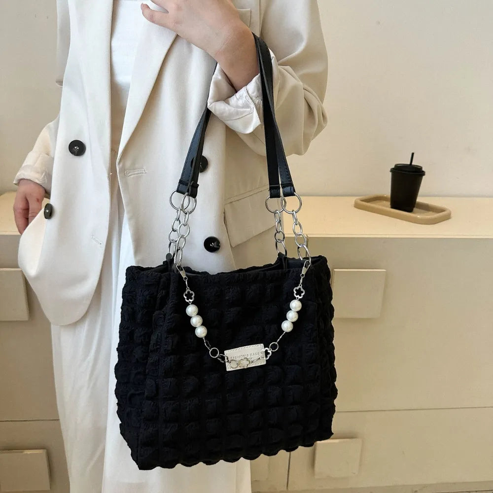 Bubble Textured Tote Bag - V.I.P Digital Presence