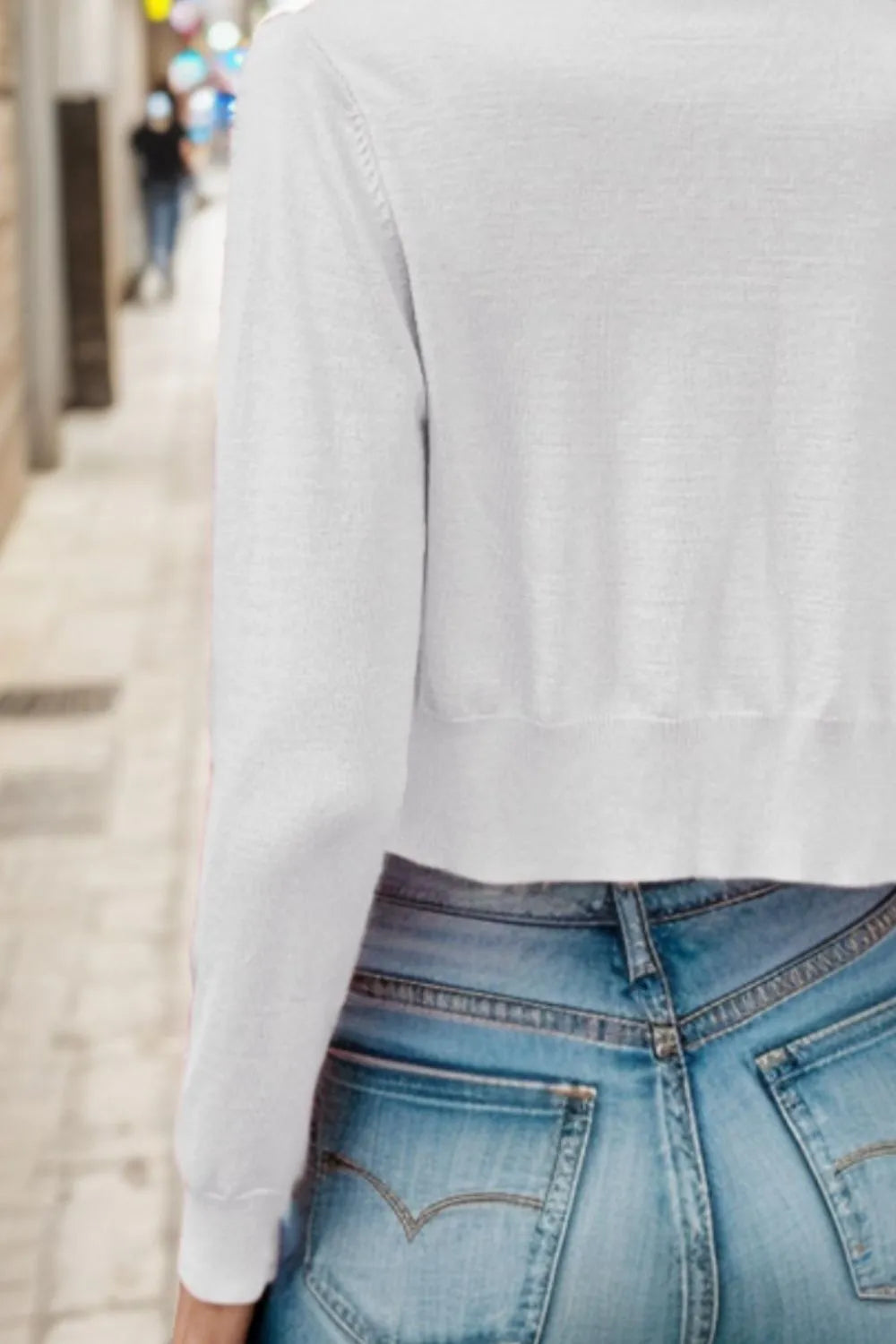 Button Up Long Sleeve Cardigan - V.I.P Digital Presence