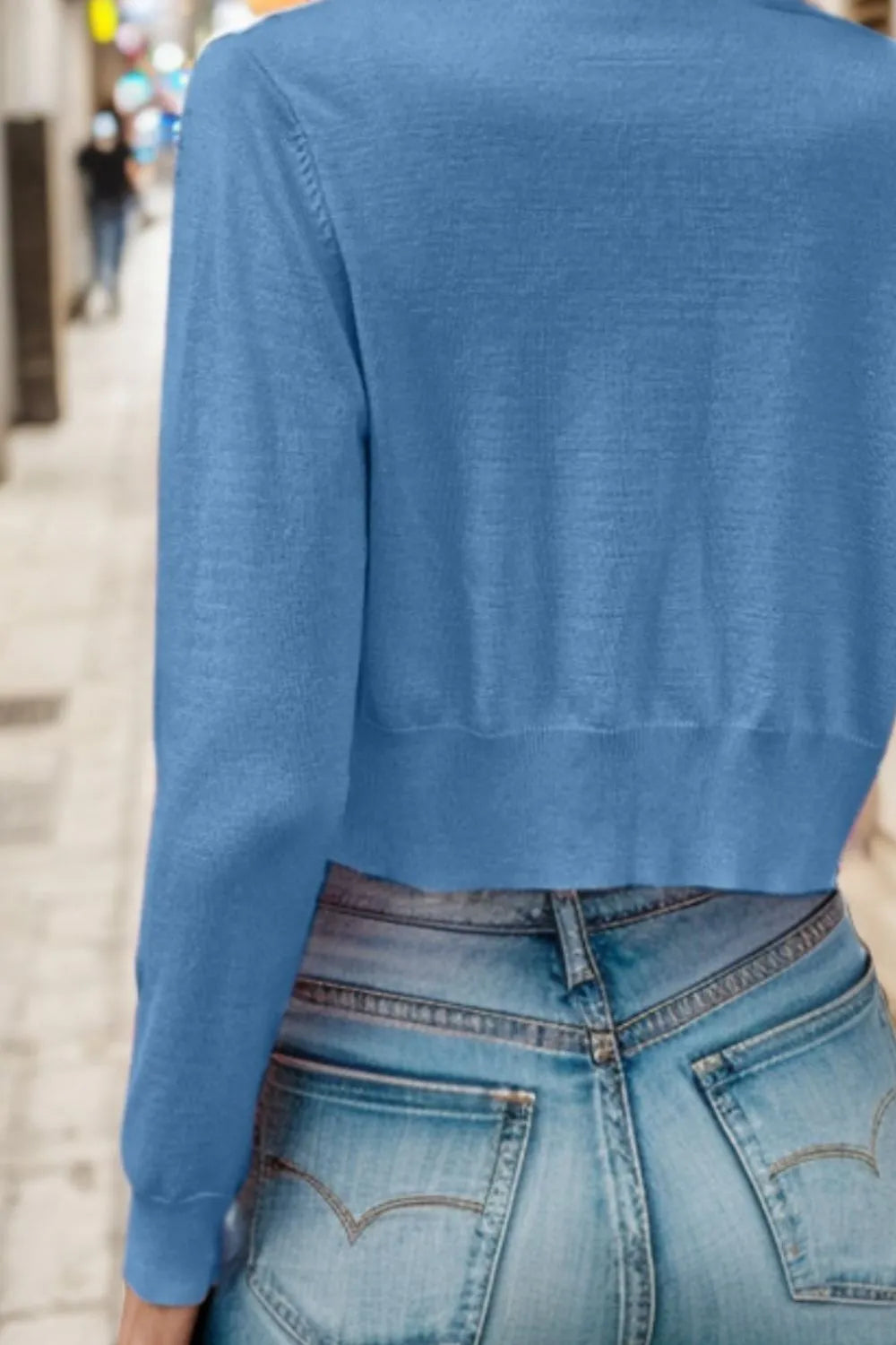 Button Up Long Sleeve Cardigan - V.I.P Digital Presence